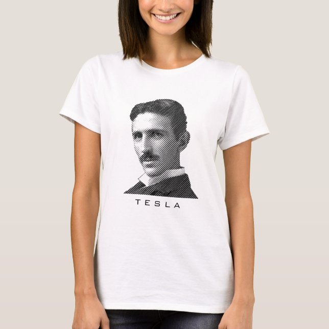 Camiseta Nikola Tesla (Frente)