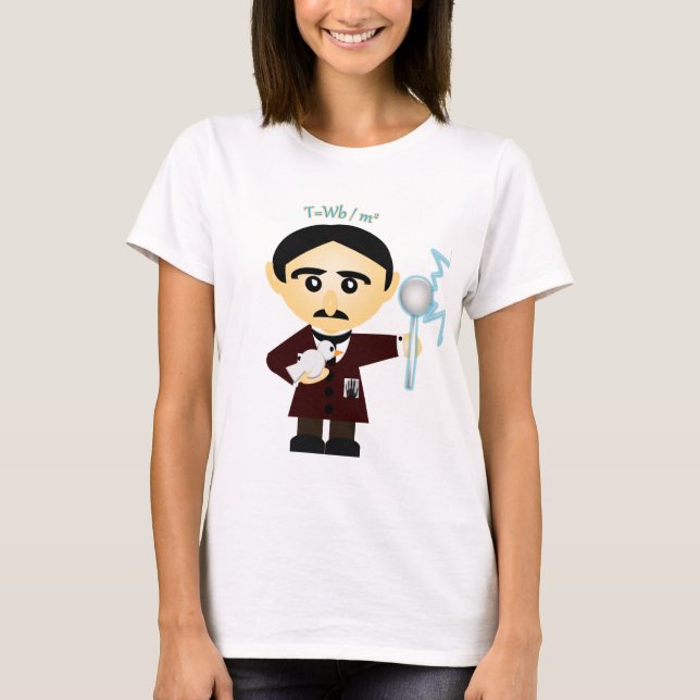 Camiseta Nikola Tesla (Frente)