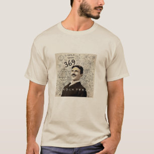 Camiseta Nikola Tesla - 369 Chave para o Universo