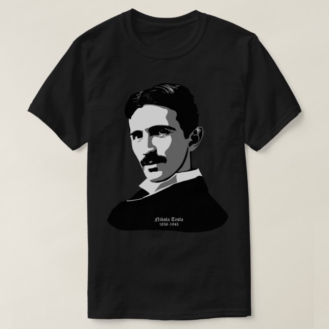 Camiseta Nikola Tesla Essential T-Shirt (Frente do Design)
