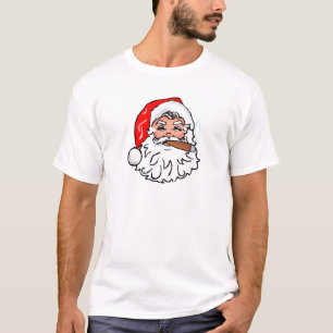 Camiseta Nikolaus papai noel cigarro Papai Noel cigar