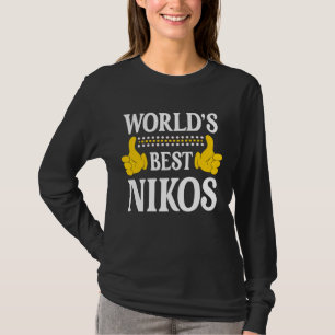 Camiseta Nikos Personal Name Nome Engraçado Nome Melhor do 