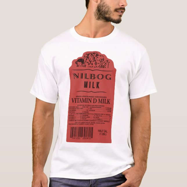 Camiseta Nilbog milk (Frente)