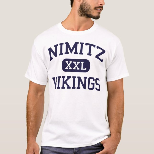 Camiseta Nimitz - Viquingues - segundo grau - Irving Texas (Frente)