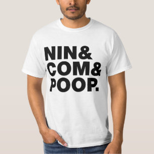 CAMISETA NIN & COM & POOP.