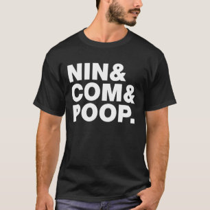 CAMISETA NIN & COM & POOP.