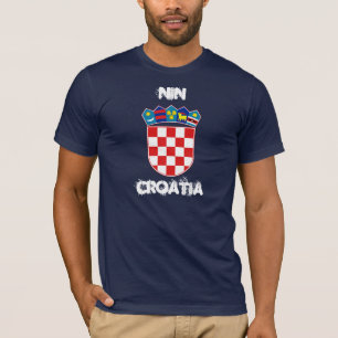 Camiseta Nin, Croatia com brasão