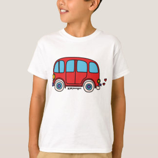 Camiseta niña furgoneta hippie van