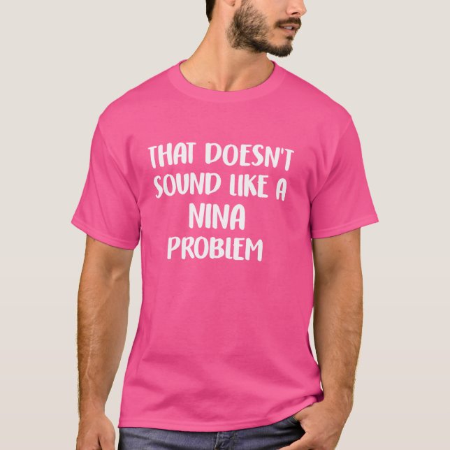 Camiseta NINA Personalizou as Meninas da Flor Cuta NINA Nom (Frente)