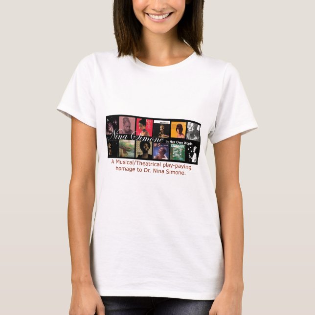 Camiseta Nina Simone - as vidas do legado (Frente)