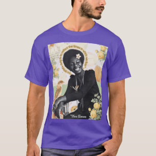 Camiseta Nina Simone Citações FanArt O Dever de um Artista