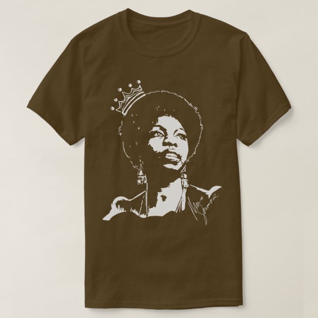 Camiseta Nina simone se sentindo bem (Frente do Design)