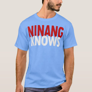 Camiseta Ninang Conhece a melhor madrinha Filipinas Engraça
