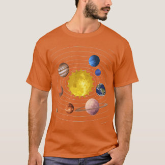 Camiseta Nine Planets Science Outer Space Science Fan Premi