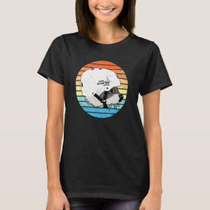 Camiseta Ningaloo Surfing Raccoon Vintage Sunset