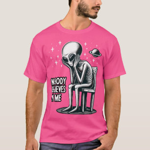 Camiseta Ninguém Acredita Em Mim Engraçado Et Ufo Alienígen