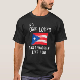 Camiseta Ninguém Ama San Sebastian Como Eu Amo Porto Rico