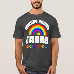 Camiseta Ninguém Conhece Transgênero Rainbow LGBT Orgulho g