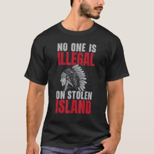 Camiseta Ninguém É Ilegal No Indígenas Roubado.