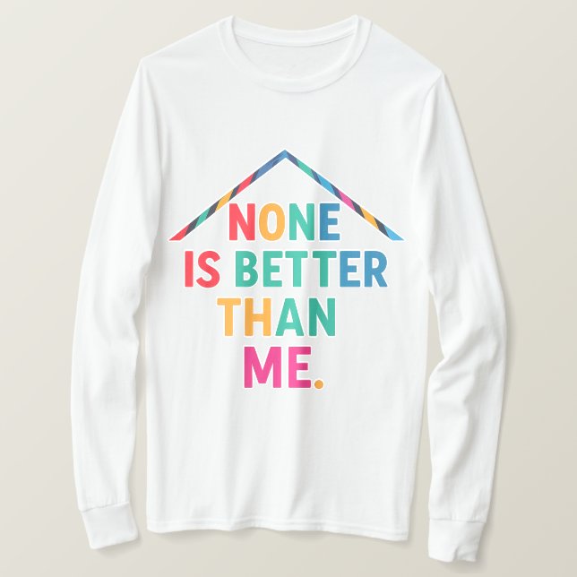 Camiseta Ninguém É Melhor Que Eu Capa T-Shirt (Frente do Design)