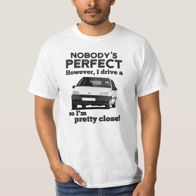 Camiseta Ninguém é o Clio 1 T-Shirt perfeito (Frente)