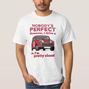 Camiseta Ninguém é perfeito com Austin Mini, Austin Seven