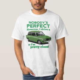 Camiseta Ninguém é perfeito com DAF 66 Sedan