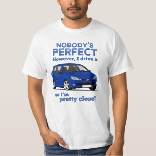 Camiseta Ninguém é perfeito - PUG 206 Gti