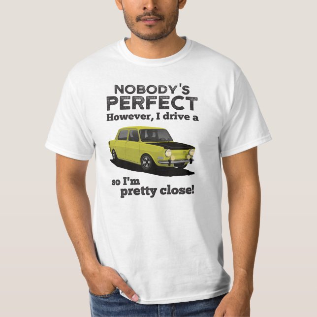 Camiseta Ninguém é perfeito - Simca 1000 / Rally T-Shirt (Frente)