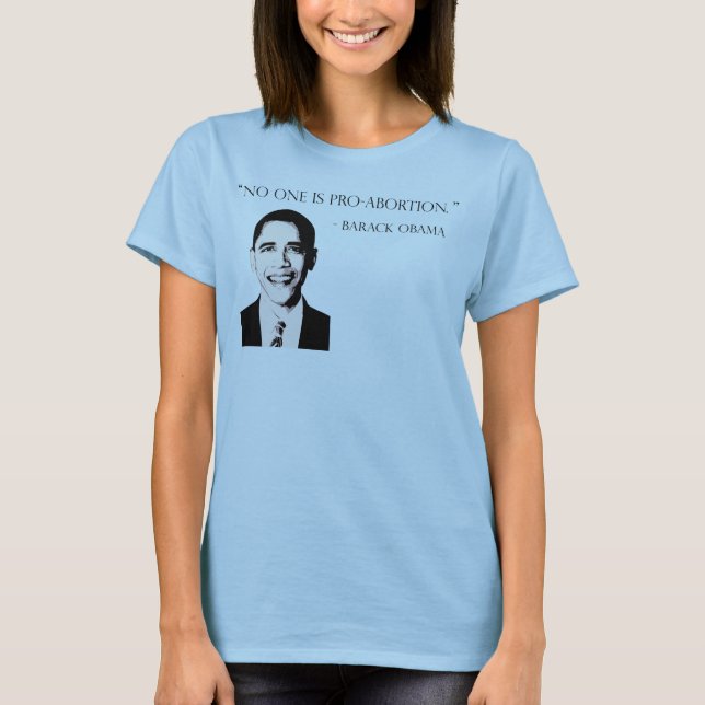 Camiseta Ninguém é t-shirt do pro-aborto (Frente)