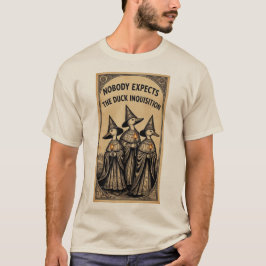 CAMISETA NINGUÉM ESPERA A INQUISIÇÃO DO PATO