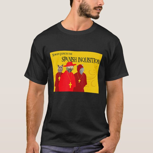 Camiseta Ninguém Espera A Inquisição Espanhola (Frente)