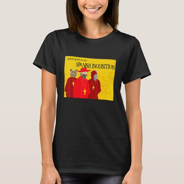 Camiseta Ninguém Espera A Inquisição Espanhola (Frente)