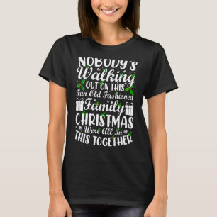 Camiseta Ninguém está saindo neste Cristo Divertido da Famí