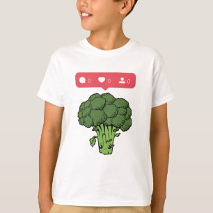 Camiseta Ninguém gosta de brócolis - Presente para amantes