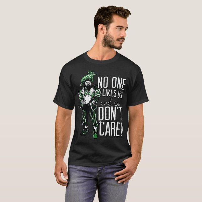 Camiseta Ninguém gosta de E.U. e nós não nos importamos (Frente Completa)