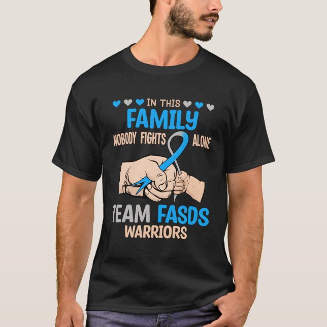 Camiseta Ninguém Luta Sozinho Com A Família Fasds (Frente)