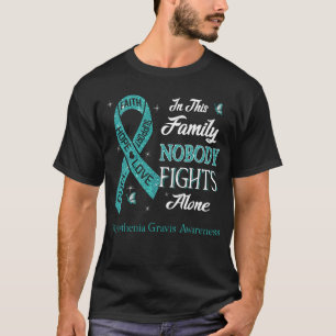 Camiseta Ninguém Luta Sozinho Conscientização da Miastenia
