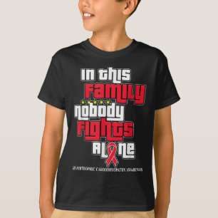 Camiseta Ninguém Luta Sozinho Pela Cardiomiopatia Hipertróf