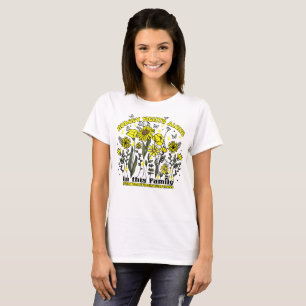 Camiseta Ninguém Luta Sozinho Pela Endometriose Floral