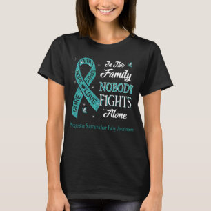 Camiseta Ninguém Luta Sozinho Pela Paralisia Supranuclear P