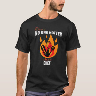 Camiseta Ninguém mais quente que um trocadilho de Cozinhar 