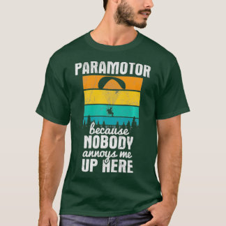 Camiseta Ninguém Me Incomoda Aqui Parapente