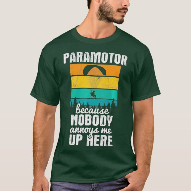 Camiseta Ninguém Me Incomoda Aqui Parapente (Frente)