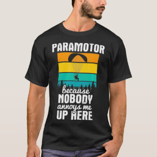Camiseta Ninguém Me Incomoda Aqui Parapente