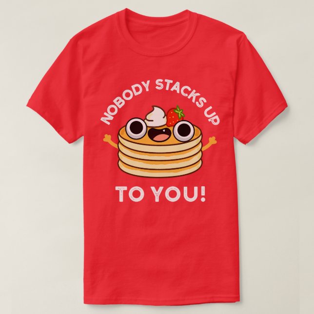 Camiseta Ninguém Pega Em Ti Pancake Bonito (Frente do Design)