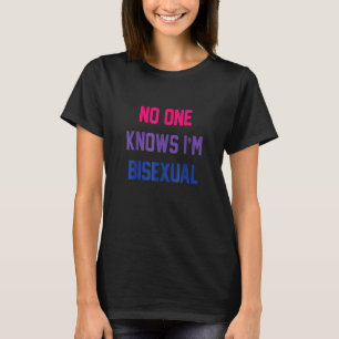 Camiseta Ninguém Sabe que Sou Bissexual Bi Orgulho Lgbt Lgb