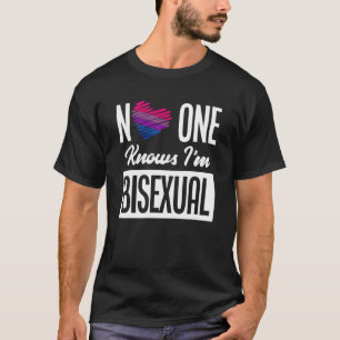 Camiseta Ninguém sabe que sou Bissexual Bi Pride Bisexual
