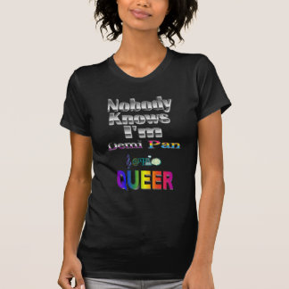 Camiseta Ninguém sabe que sou Demi Pan SM Sapio QUEER