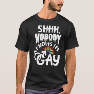 Camiseta Ninguém sabe que sou Gay Lgbt Pride 1